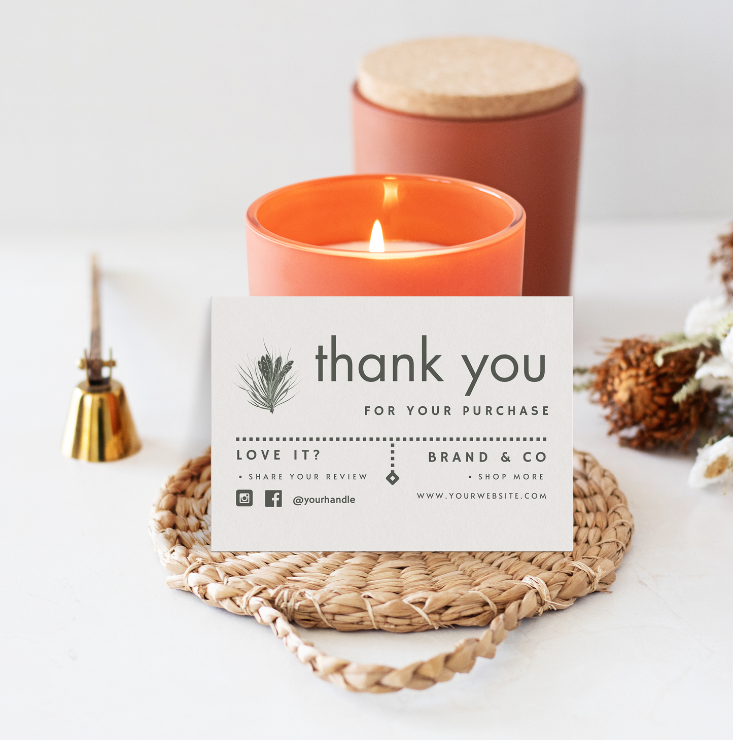 Bold Thank You Card Templates