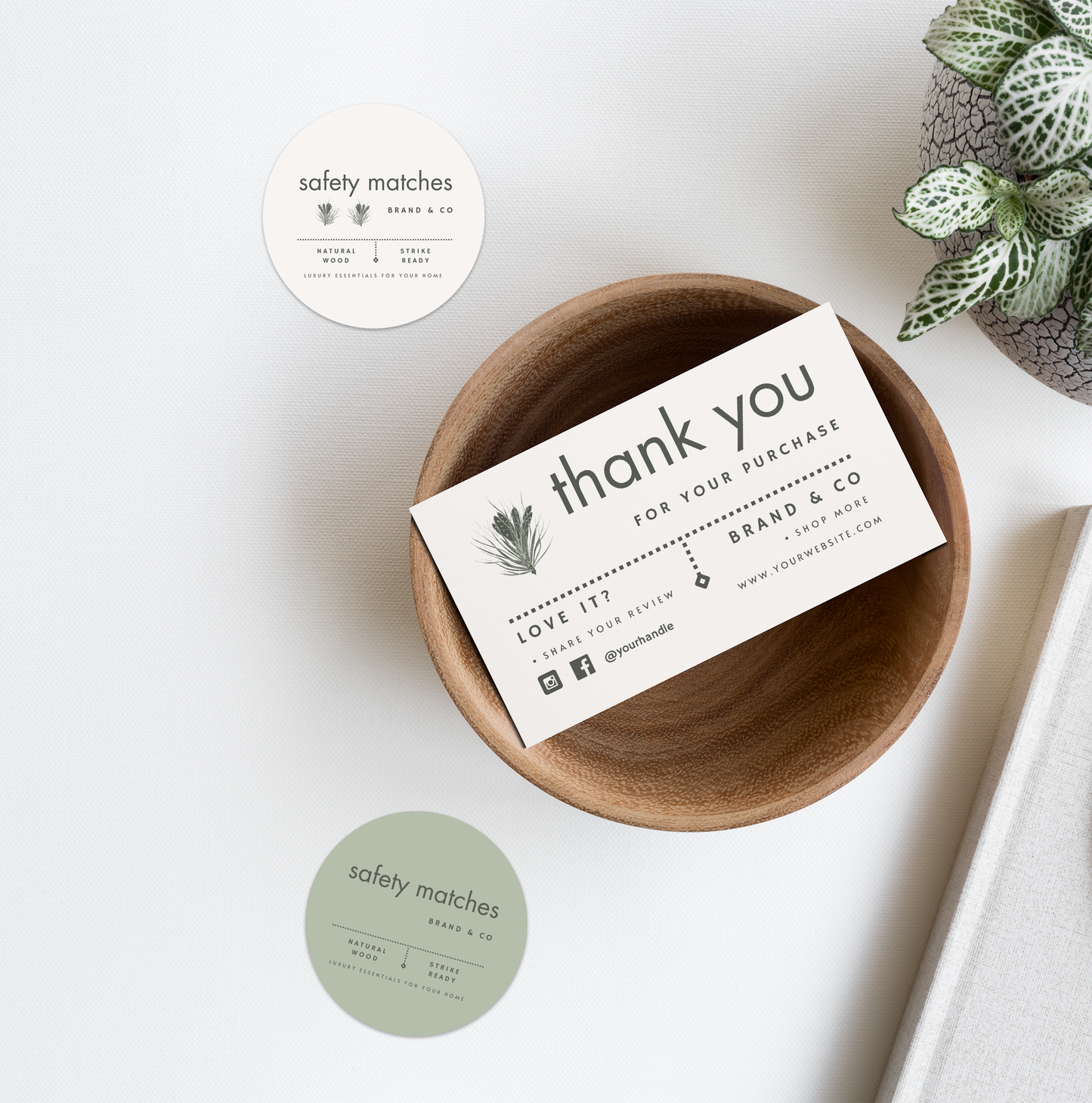 Bold Thank You Card Templates